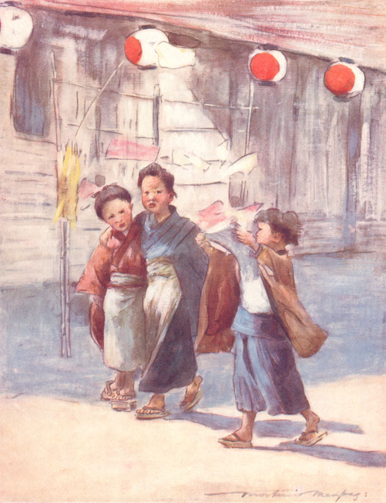 JAPAN. News 1904 old antique vintage print picture